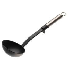 Gourmand Nylon Ladle with Hook- S/S