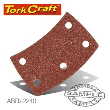 Tork Craft Sanding Pads Curved 240 Grit Velcro