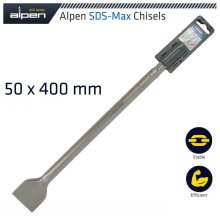 Alpen SDS Max Chisel Wide 50x400mm
