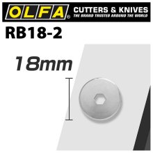 Olfa Blades Rotary Rb18-2 2/Pack