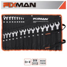Fixman 23pcs Combination Spanner Set 6mm - 32mm