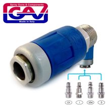 Gav Safety Quick Coupler 1/2 M Packaged