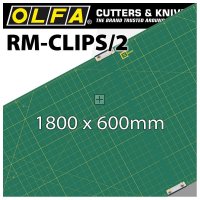 Olfa Mats X 1800 X 600 2 Clips For Rotary Cutters