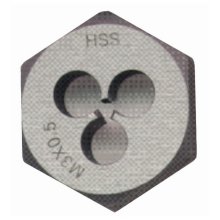 Tork Craft Die HSS Hex 10x1.50mm 1"Carded
