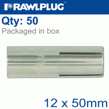 RAWLPLUG Drop In Ss Wedge Anchor 12X50Mm X50 -Box