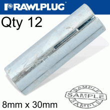 RAWLPLUG Wedge Anchor 8X12Mm X12 -Bag
