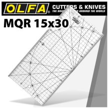 Olfa Metric Quilt Ruler 15cm X 30cm - Metric Grid
