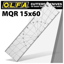 Olfa Metric Quilt Ruler 15cm X 60cm - Metric Grid