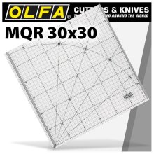 Olfa Metric Quilt Ruler 30cm X 30cm - Metric Grid