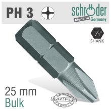 Schroder Phil.No.3x25mm Classic Ins.Bit