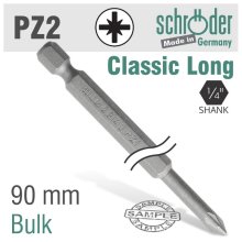 Schroder Pozi.No.2 90mm Power Bit Bulk