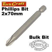 Tork Craft Phil.2 X 70mm Power Bit Bulk