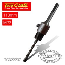 Tork Craft Adaptor SDS Plus 110mmxm22 For Tct Core Bits
