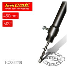 Tork Craft Adaptor SDS Plus 450mmxm22 For Tct Core Bits