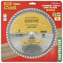 Tork Craft Blade Contractor 230 X 60t 16mm Circular Saw Tct