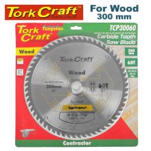 Tork Craft Blade Contractor 300 X 60t 30/1/20/16 Circular Saw Tct