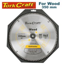 Tork Craft Blade Contractor 350 X 96t 30/1 Circular Saw Tct