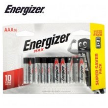 Energizer Max AAA-16 Pack (175X120mm Pack)