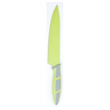 8' Green Chef Knife Non-Stick Stainless Steel Blade Ergo Handle