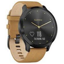 Garmin vivomove HR, Premium, Black-Tan, One-Size