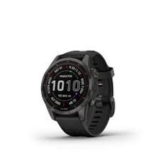 Garmin fenix 7S Power Sapphire - Carbon Grey DLC with Black Band