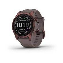 Garmin fenix 7S Power Sapphire - Dark Bronze Ti w/Shale Grey Band