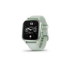 Garmin Venu Sq 2 - Metallic Mint Bezel with Cool Mint Case and Silicone Band