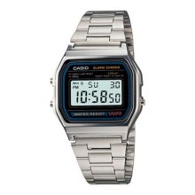 Casio Retro Silver Black Digita