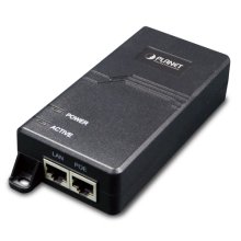 Planet Single Port 10/100/1000Mbps Ultra POE Injector (60 Watts) - w/internal power