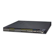 Planet 24-Port 100/1000X SFP with 12-Port Shared 10/100/1000T and 4 Optional 10G slots Layer 3 M