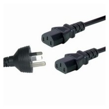 Vcom Non Dedicated Power cord 1.8m - 15AMP Plug to IEC Female