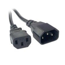 Vcom Power extension cord 1.8m - male to female