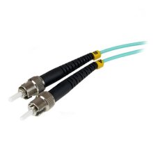 Vcom Fibre Optic Patch Cord 50/125 Multi Mode ST-ST 1m