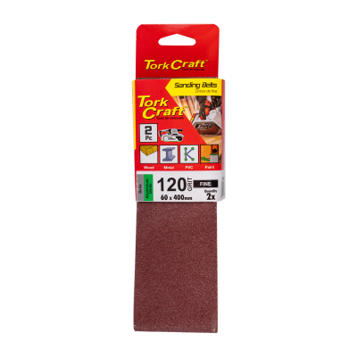 (image for) Sanding Belt 60 X 400mm 120grit 2/pack (for Triton Palm Sander)