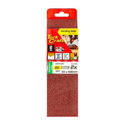 (image for) Sanding Belt 64 X 406mm 80grit 2/pack