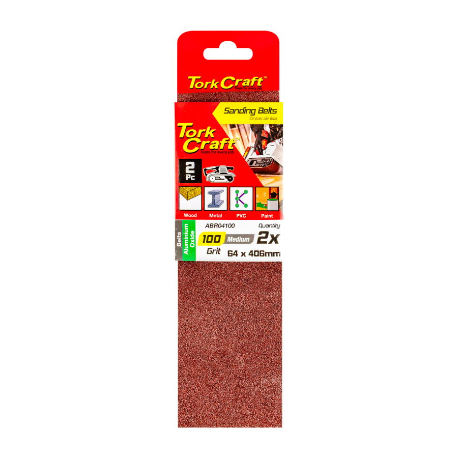 (image for) Sanding Belt 64 X 406mm 100grit 2/pack