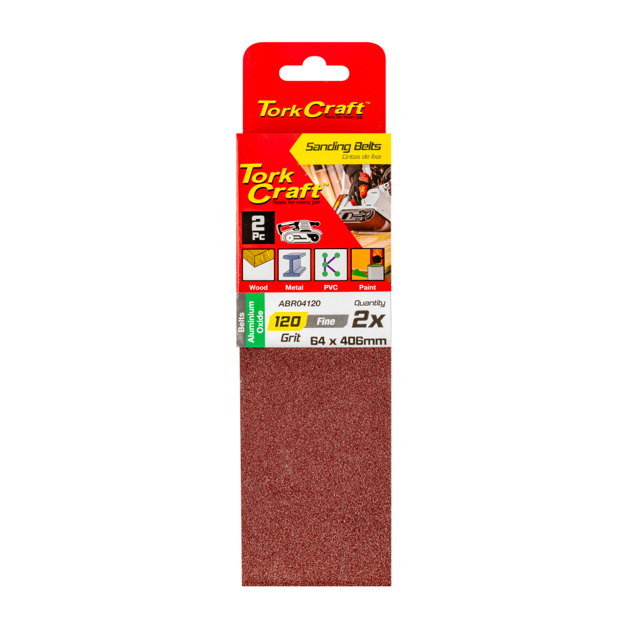 (image for) Sanding Belt 64 X 406mm 120grit 2/pack