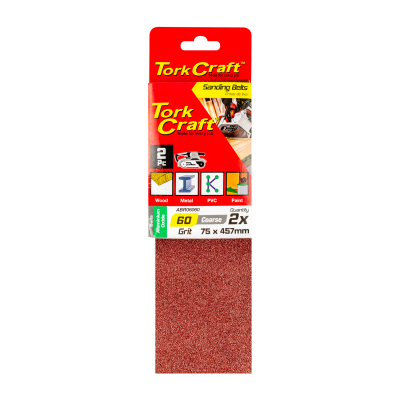 (image for) Sanding Belt 75 X 457mm 60grit 2/pack