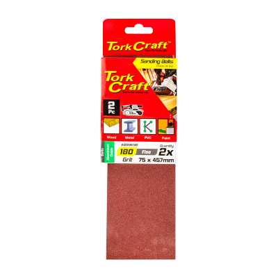 (image for) Sanding Belt 75 X 457mm 180grit 2/pack