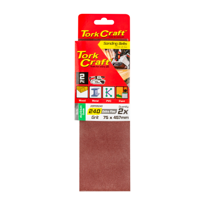 (image for) Sanding Belt 75 X 457mm 240grit 2/pack