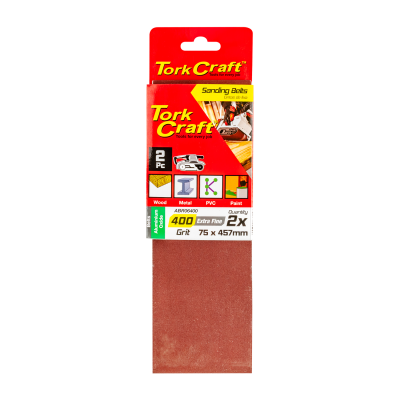 (image for) Sanding Belt 75 X 457mm 400grit 2/pack