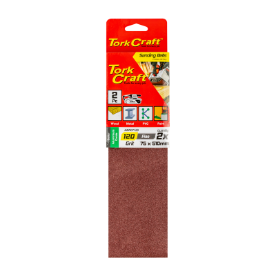 (image for) Sanding Belt 75 X 510mm 120grit 2/pack