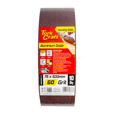(image for) Sanding Belt 75 X 533mm 60 Grit 10/pack