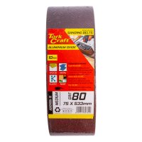 (image for) Sanding Belt 75 X 533mm 80 Grit 10/pack