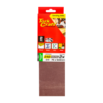 (image for) Sanding Belt 75 X 533mm 240grit 2/pack
