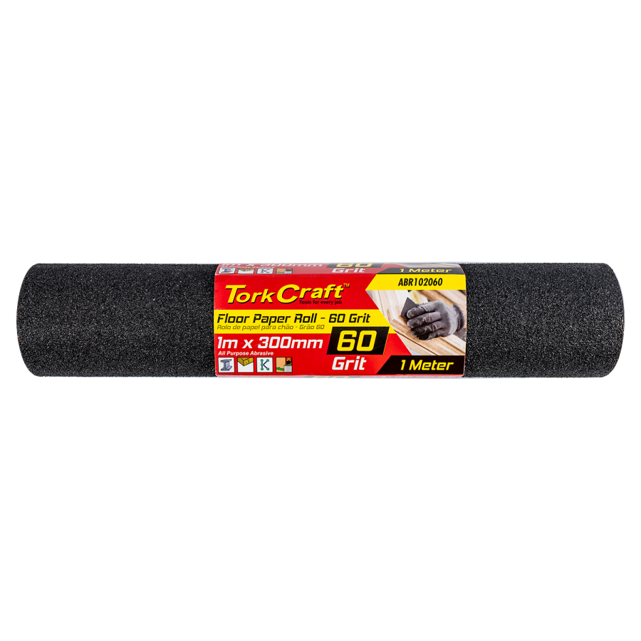 (image for) Floor Paper Roll 300mm X 1m 60 Grit