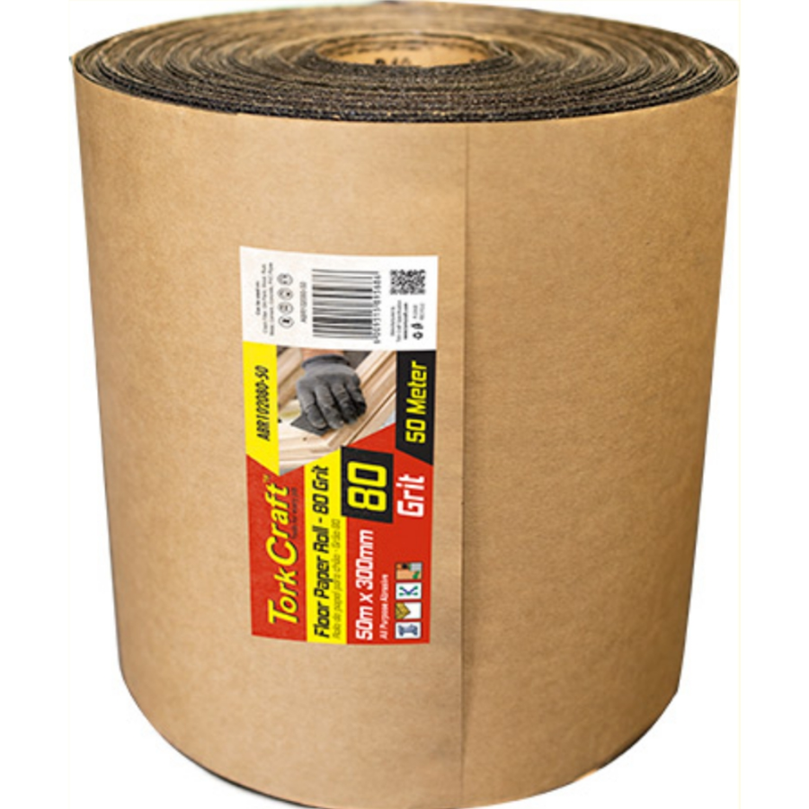 (image for) Floor Paper Roll 300mm X 50m 80 Grit