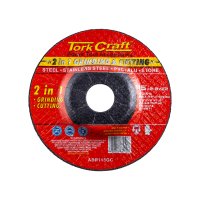 2 In 1 Grinding & Cutting Disc 115mm X 2.8 X 0.22 Steel/ss/pva/alu/sto (image for) 2 In 1 Grinding & Cutting Disc 115mm X 2.8 X 0.22 Steel/ss/pva/alu/sto