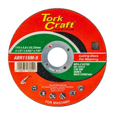 (image for) Cutting Disc Masonry 115 X 2.0 X 22.22mm