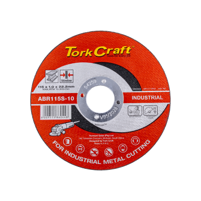 (image for) Cutting Disc Industrial Metal & Ss 115 X 1.0 X 22.2 Mm